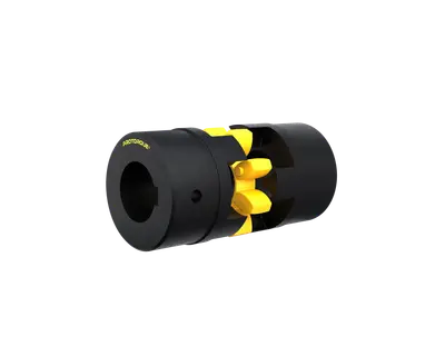 bored coupling 3-4 view yellow