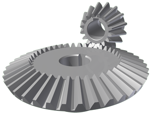 Spur and bevel gears